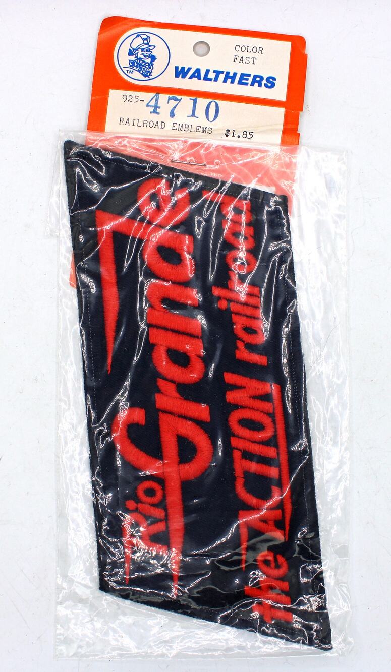 NOS Walthers Rio Grande The Action Railroad Patch